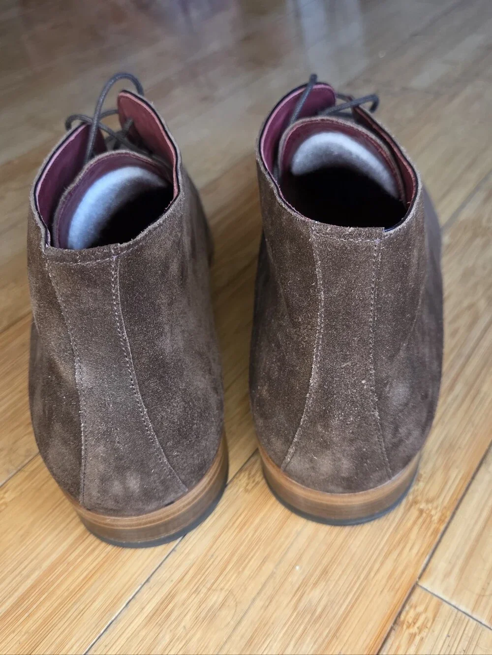 Rider Boot Co. Men's Brown Suede Chukka Boots - Classic Lace-Up